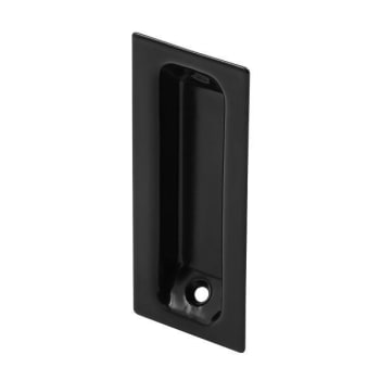 Image for Prime-Line Closet Door Pull, 1-3/8", Oblong, Solid Brass, Matte Black, 2 Pack from HD Supply