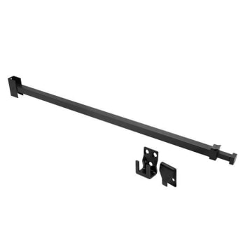 Image for Prime-Line Security Bar For Sliding Doors, Adjusts From 28" To 48", Matte Black from HD Supply