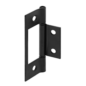 Image for Prime-Line Bi-Fold Door, Non-Mortise Hinge, Matte Black, 2 Pack from HD Supply