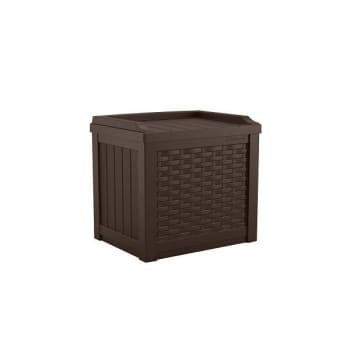 Image for Suncast Commercial 22 Gallon Small Deck Box With Storage Seat,java from HD Supply