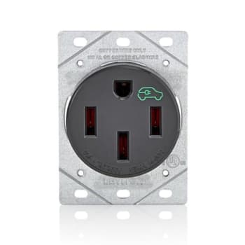 Image for Leviton 50 Amp Ev Charging Receptacle/Outlet, Heavy Duty from HD Supply