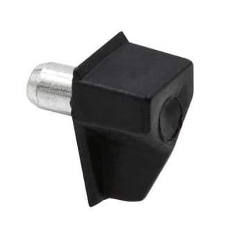 Image for Prime-Line Shelf Support Peg, 5 Mm, L Bracket, Metal, Black, 8 Pack from HD Supply