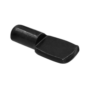 Prime-Line Shelf Support Peg, 5mm, Steel Construction, Black (8 Pack)