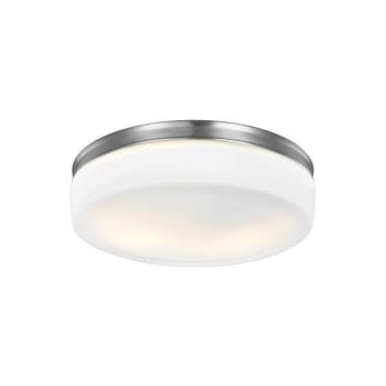 Image for Generation Lighting Issen 13.5" 2-Light Satin Nickel Ceiling Fixture from HD Supply