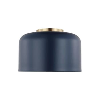 Image for Generation Lighting Malone 1-Light Navy Ceiling Fixture, Flush Mount from HD Supply