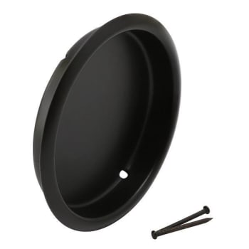 Image for Prime-Line Closet Door Finger Pull, 2-1/8", Matte Black Finish, 5 Pack from HD Supply