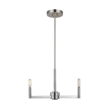 Image for Generation Lighting Fullton 3-Light Brushed Nickel Chandelier from HD Supply