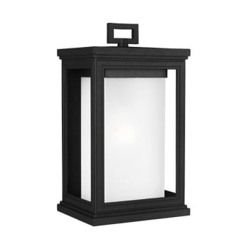 Image for Generation Lighting Roscoe 13.5" 1-Light Textured Black Wall Lantern, Medium from HD Supply
