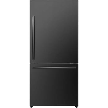 Image for Mora 17.2 Cubic Feet Bottom Freezer Refrigerator In Black from HD Supply