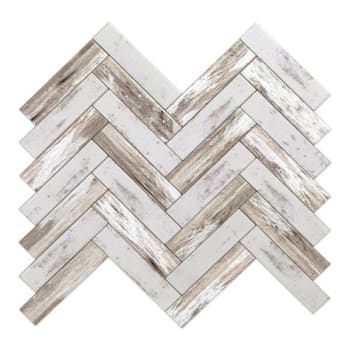 Image for Inoxia Speedtiles Rustica Gray 12.20" X 11.57" Glass Wall Tile, Case Of 6 from HD Supply