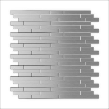 Image for Inoxia Speedtiles Linox Stainless Steel 12.09"x11.67" Metal Wall Tile, Case Of 6 from HD Supply