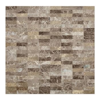 Image for Inoxia Speedtiles Lynx Mixed Brown 11.42" X 11.57" Stone Wall Tile, Case Of 12 from HD Supply