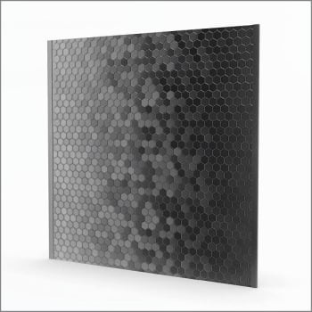 Image for Inoxia Speedtiles Hexagonia Sb Black Stainless 29.61"x30.47" Wall Tile Case Of 6 from HD Supply