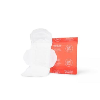 Aunt Flow Bulk Pad Packets Organic Cotton Case Of 500