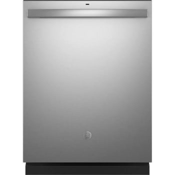 GE ENERGY STAR 24 Top Control, Plastic Interior Dishwasher With Sanitize Cycle