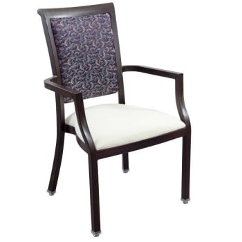 Medacure Dining Armchair White Seat Square Back