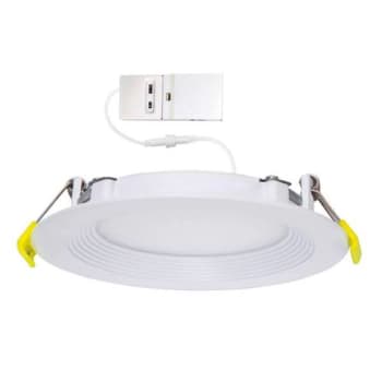 Image for Halco Commercial Slim Downlight With Baffle Trim, Select Cct, 15 Watt, 6", White from HD Supply