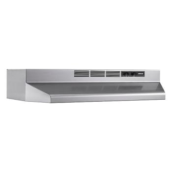 Broan-Nutone 30 Inch Ductless Undercabinet Range Hood, Stainless Finish With Printguard