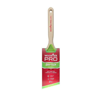 Image for Wooster PRO 2-1/2 In. Griptech Polyester Angle Sash Brush from HD Supply