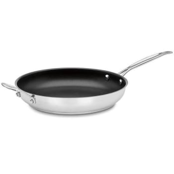 Conair Cuisinart® Stainless 12" Nonstick Skillet With Helper Handle Case Of 4