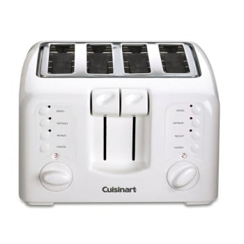 Conair Cuisinart® 4-Slice Compact Toaster White Case Of 2
