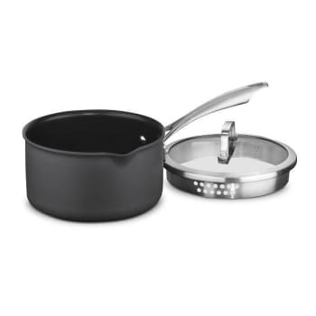 Image for Conair Cuisinart® 2 Quart Pour Saucepan With Cover Black Case Of 4 from HD Supply