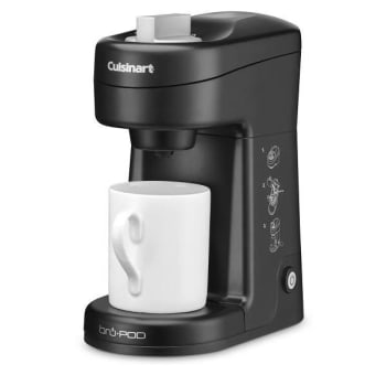 Conair Cuisinart® Single-Serve Coffeemaker Bru-Pod Black Case Of 6