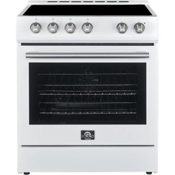 Image for Forno Leonardo Espresso 30 Inch Slide-In Electric Range/White, 5.0 Cubic Feet from HD Supply