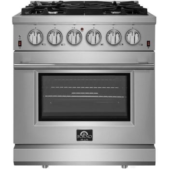 Image for Forno Massimo 30 Inch Gas Range Stainless Steel, 5 Burners, 68,000 BTU from HD Supply