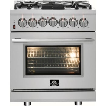 Image for Forno Massimo 30 Inch Dual Fuel Range, 4.32 Cubic Feet True Convection Oven from HD Supply
