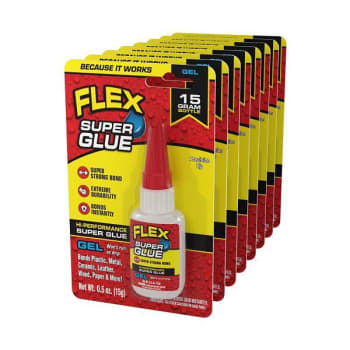 Flex Seal Super Glue Gel Bottle 15g  Case Of 8