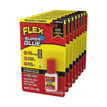 Flex Seal Super Glue Brush-On Bottle 10g  - Case Of 8