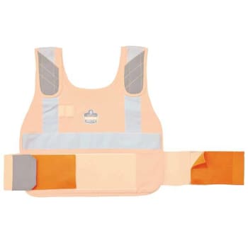 Image for Ergodyne 6240 Orange Phase Change Cooling Vest Elastic Extenders from HD Supply