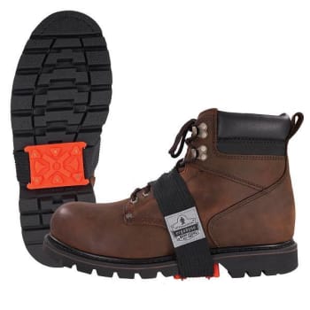 Ergodyne 6317 Orange Ice Cleats Mid-Sole Heeled Boot
