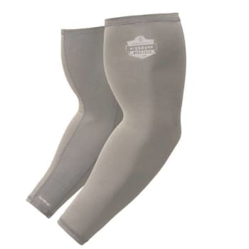 Ergodyne 6690 L Gray Cooling Arm Sleeves Performance Knit Pair