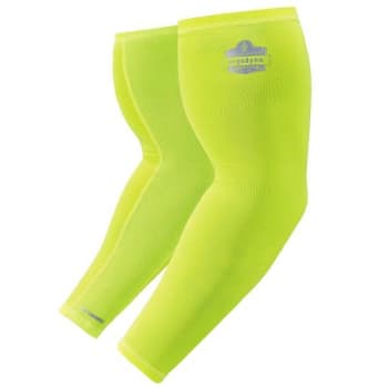 Ergodyne 6690 2XL Lime Cooling Arm Sleeves Performance Knit Pair