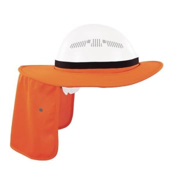 Image for Ergodyne 6661 Orange Universal Hard Hat Brim - Neck Shade from HD Supply