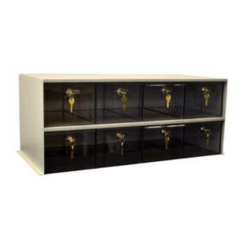 Image for Omnimed Adapticab Storage Solution 8 Large Acrylic Drawers W/Locks Beige Cabinet from HD Supply