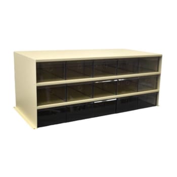 Image for Omnimed Adapticab Storage Solution 15 Medium Acrylic Drawers Beige Cabinet from HD Supply