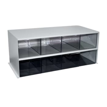 Image for Omnimed Adapticab Storage Solution 8 Large Acrylic Drawers Light Grey Cabinet from HD Supply