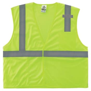 Ergodyne 8210hl Xs Lime Class 2 Economy Mesh Vest - Hl