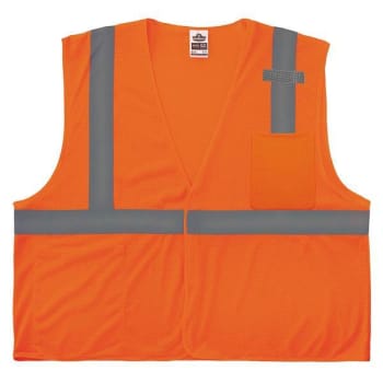 Image for Ergodyne 8210hl-S XL Orange Class 2 Economy Mesh Vest - Single Size Hl from HD Supply