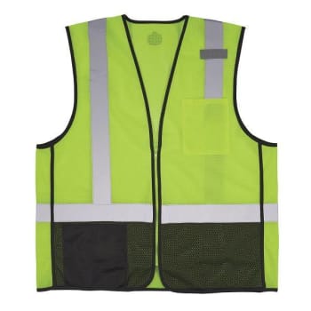 Image for Ergodyne 8210zbk 2xl/3xl Lime Hi Vis Safety Vest from HD Supply