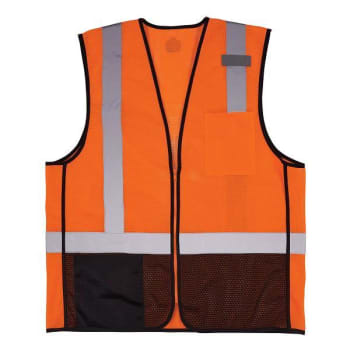 Image for Ergodyne 8210zbk 2xl/3xl Orange Hi Vis Safety Vest from HD Supply
