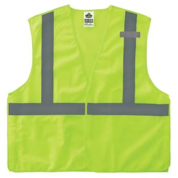 Ergodyne 8215ba-S L Lime Class 2 Economy Breakaway Mesh Vest - Single Size