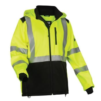 Ergodyne 8353 5xl Lime Hi-Vis Softshell Water-Resistant Jacket