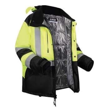 Ergodyne 8390 5xl Lime Hi-Vis Jacket - Heat Reflective Liner