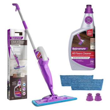 Image for Rejuvenate Click N Clean Multi-Surface Microfiber Mop W/Sprayer-Duster Case Of 4 from HD Supply