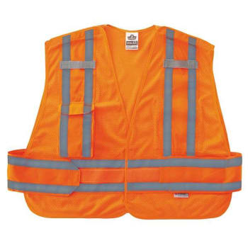 Image for Ergodyne 8244psv M/L Orange Class 2 Expandable Public Safety Vest from HD Supply