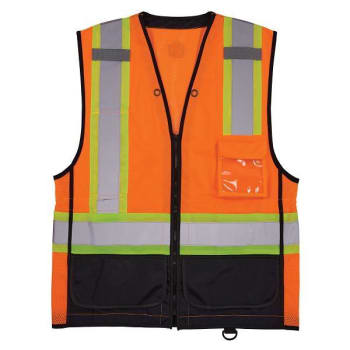 Image for Ergodyne 8251hdzbk S/M Orange Hi Vis Safety Vest from HD Supply